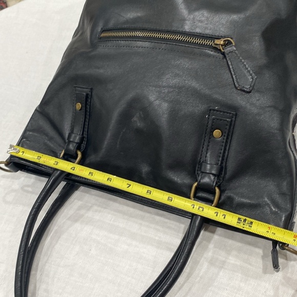 CAVALCANTI beautiful leather bag made in Italy zebra tiger pony hair 15”x13”x5” - Picture 8 of 16